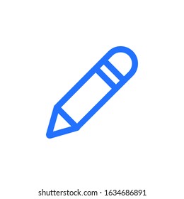 Pen, Pencil Icon Vector logo template.EPS 10.Full editable.