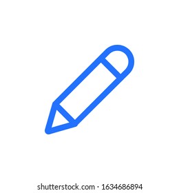 Pen, Pencil Icon Vector logo template.EPS 10.Full editable.
