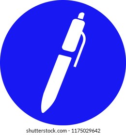 Pen and Pencil icon.Vector
