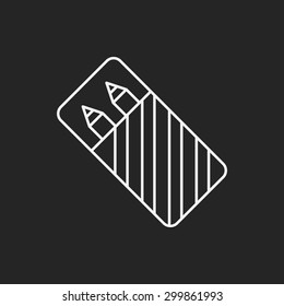 pen pencil line icon