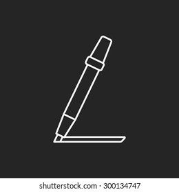 pen pencil line icon