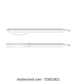 Pen, Pencil, Marker. Branding Stationery Template. Vector illustration. Mock Up Template Ready For Your Design