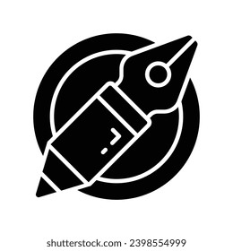Pen and pencil tool vector design, isolated on white background