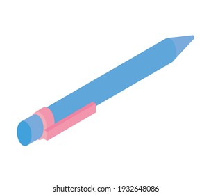 pluma con tapa rosa