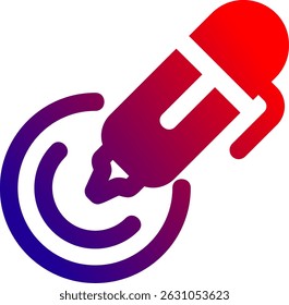 Pen Druck Linie Vektor Icon Design