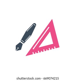 Pen Ruler - icon graphic