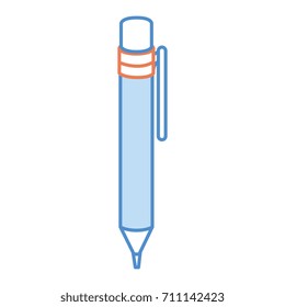 pen school isolated icon