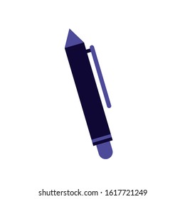 pen school supply isolated icon vector illustration design
