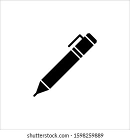 Pen School Vector Solid Icon Eps10