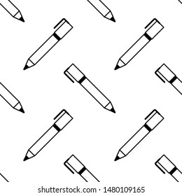 Pen seamless pattern. Background. Abstract geometric shape texture. Design template for wallpapers,wrapping, textile. Vector Illustration