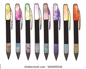 pen set icon. school clip art Collection
