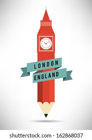 Pen Shaped Big Ben Tower Design