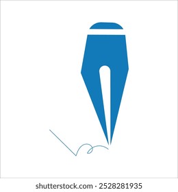 Pen sign business apps and websites icon.