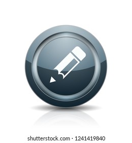 Pen Sign button illustration