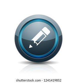 Pen Sign button illustration