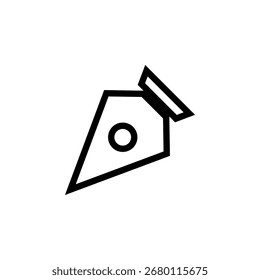 Plantilla de Vector de símbolo de pluma