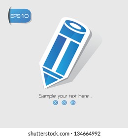 Pen sign,vector