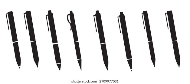 pen simple icon set pen symbol collection vector illustration