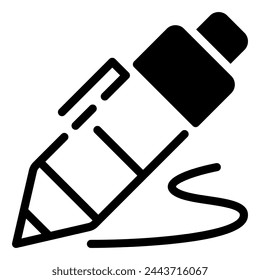 Pen Simple Line Icon Logo Symbol