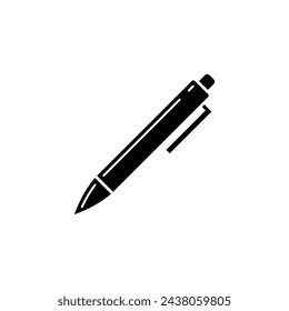 Pen Stationery Icon Vector Logo Template