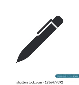 Pen, Stationery Icon Vector Template