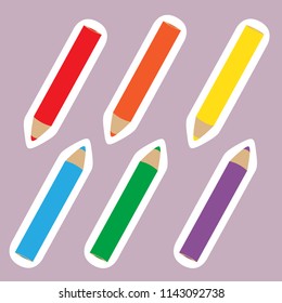 Pen sticker illustration