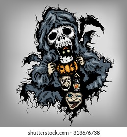Pen stroke something inside dark with color layer