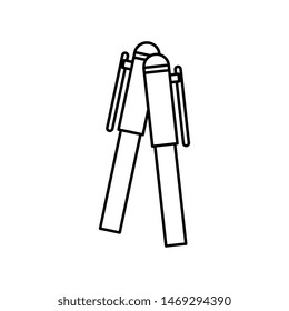 pen study tools isolated icons
