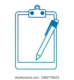 pen supply with clipboard