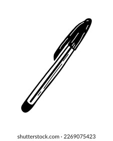 icono de doodle de suministro de lápiz aislado