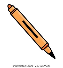 vector de ilustración aislado de suministro de lápiz