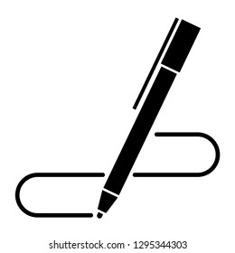 Pen, Symbol, Ballpoint, Icon, Vector