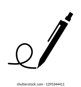 Pen, Symbol, Ballpoint, Icon, Vector