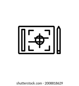 Pen tablet for designer icon, eps 10