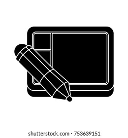 pen tablet flat icon