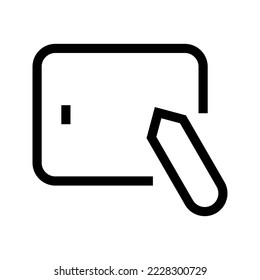 Pen Tablet Graphic Icon Vector Symbol Design Illustration