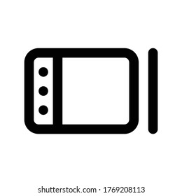 Logo-Vorlagenbeschriftung für Tablette