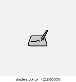 Pen tablet icon sign vector,Symbol, logo illustration for web and mobile