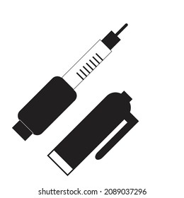 Der Stift zur Entnahme der Blutprobe - Illustration, Vektorgrafik