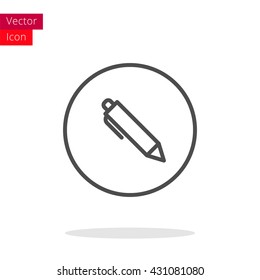 Pen Thin Line Icon