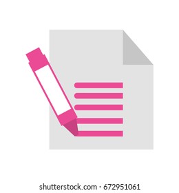 Pen tip draw icon