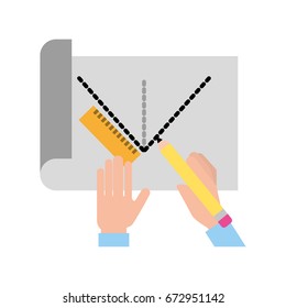 Pen tip draw icon