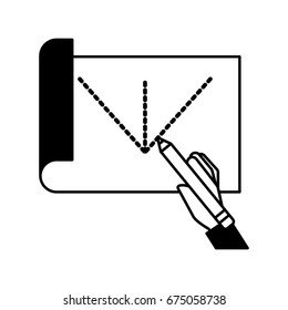 Pen tip draw icon