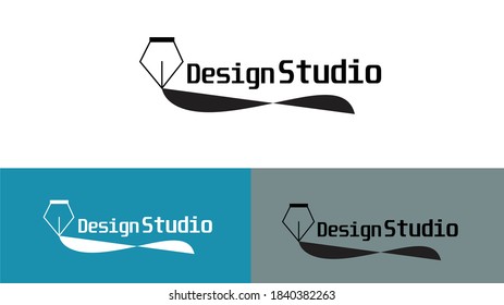 Pen Tool and Design Studio Logo