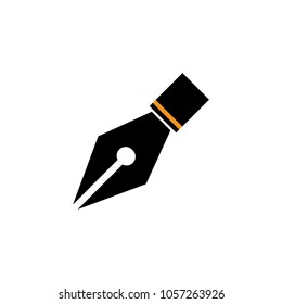 pen tool education logo and icon