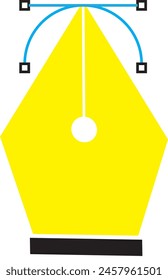 pen tool icon design, EPS 10