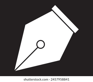 ilustración de diseño de icono de herramienta de pluma