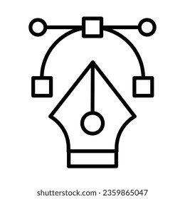 Pen Tool icon design for personal commercial use