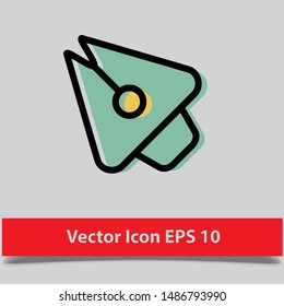 Pen tool icon from editing tools collection for mobile concept and web apps icon eps 10