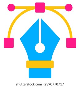 Icono de la herramienta Pen para web, aplicación, infografía, etc